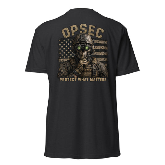 OPSEC | Protect What Matters Tee — back view