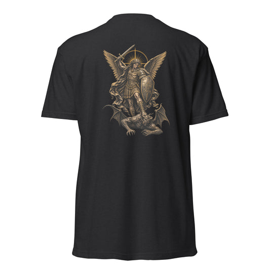 Saint Michael Archangel Tee — back view